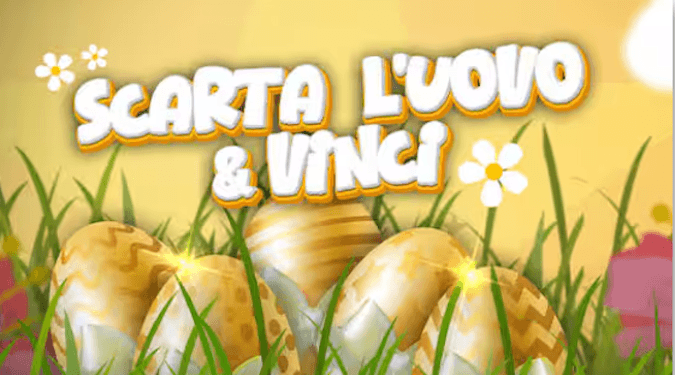 Screenshot Promo Pasqua Starvegas Scarta l'uovo e vinci