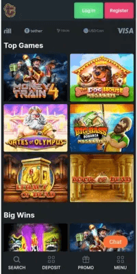 Touch Casino Mobile App