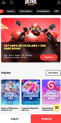 Ultra Casino Mobile