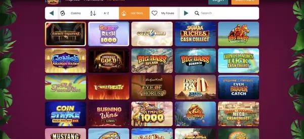 Using the Aztec Wins Casino