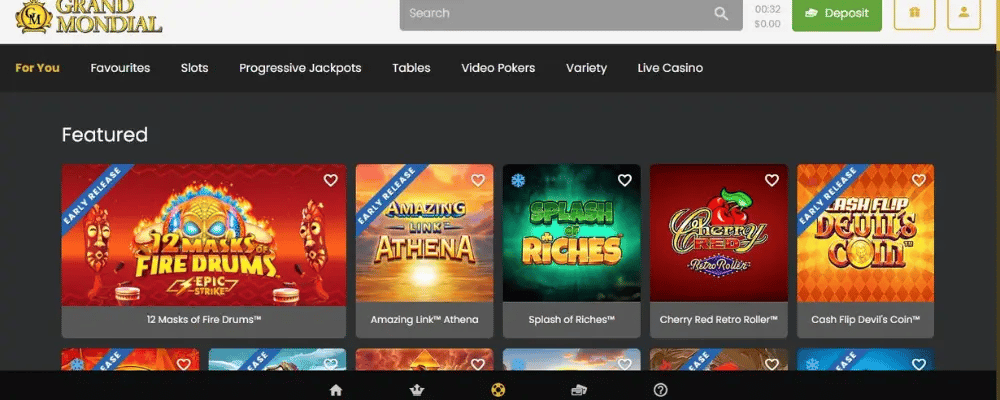 Using the Grand Mondial Website