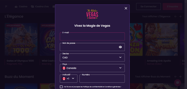 Vegas Now Inscription