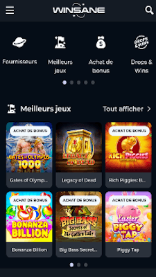 Winsane Casino ludothèque