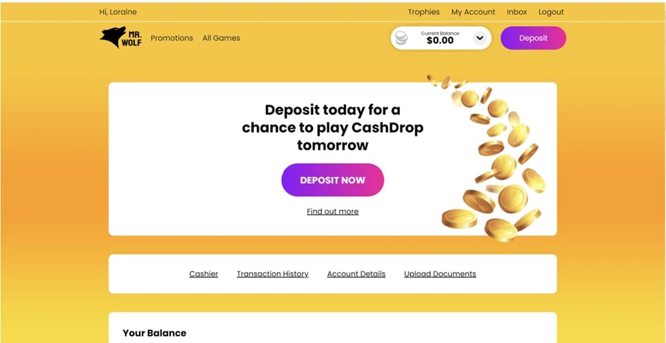 Wolf Spins Casino Deposit Money