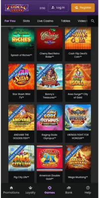 Zodiac Casino Mobile App_Site