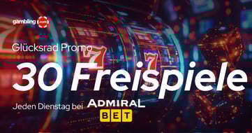 AdmiralBet: Jeden Dienstag Freispiele am Glücksrad sichern