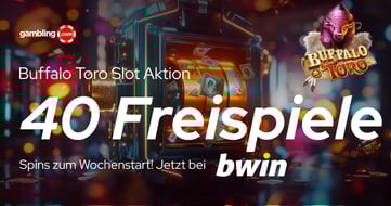 bwin Freispiele für Buffalo Toro: Zum Wochenanfang Spins sichern