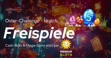 Merkur Slots Oster-Aktion 2026: Tägliche Freispiele und Boni bei der Ostereier-Jagd