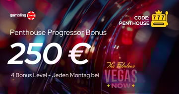 Vegas Now Penthouse Progressor: 4 Bonus-Level für den perfekten Wochenstart
