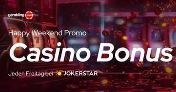 Jokerstar Happy Weekend Promo: Ihr exklusiver Casino-Bonus jeden Freitag!