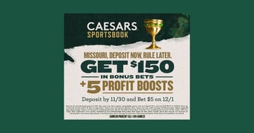 Early Caesars Sportsbook Missouri Promo Code: GAMBLINGMO (Nov. 17)