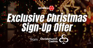 Claim Your Christmas Bonus At ChristchurchCasino