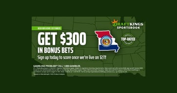 DraftKings Missouri Promo Code: Pre-Register Now for $300 Bonus (Nov. 19)