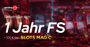 Slots Magic Promo: Freispiele für ein ganzes Jahr