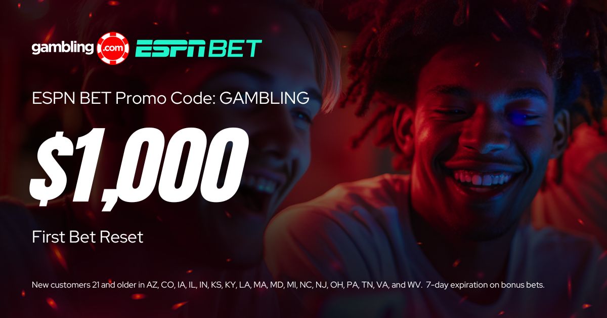 ESPN BET Promo Code GAMBLING 1K First Bet Reset for ALCS & NLCS, NFL