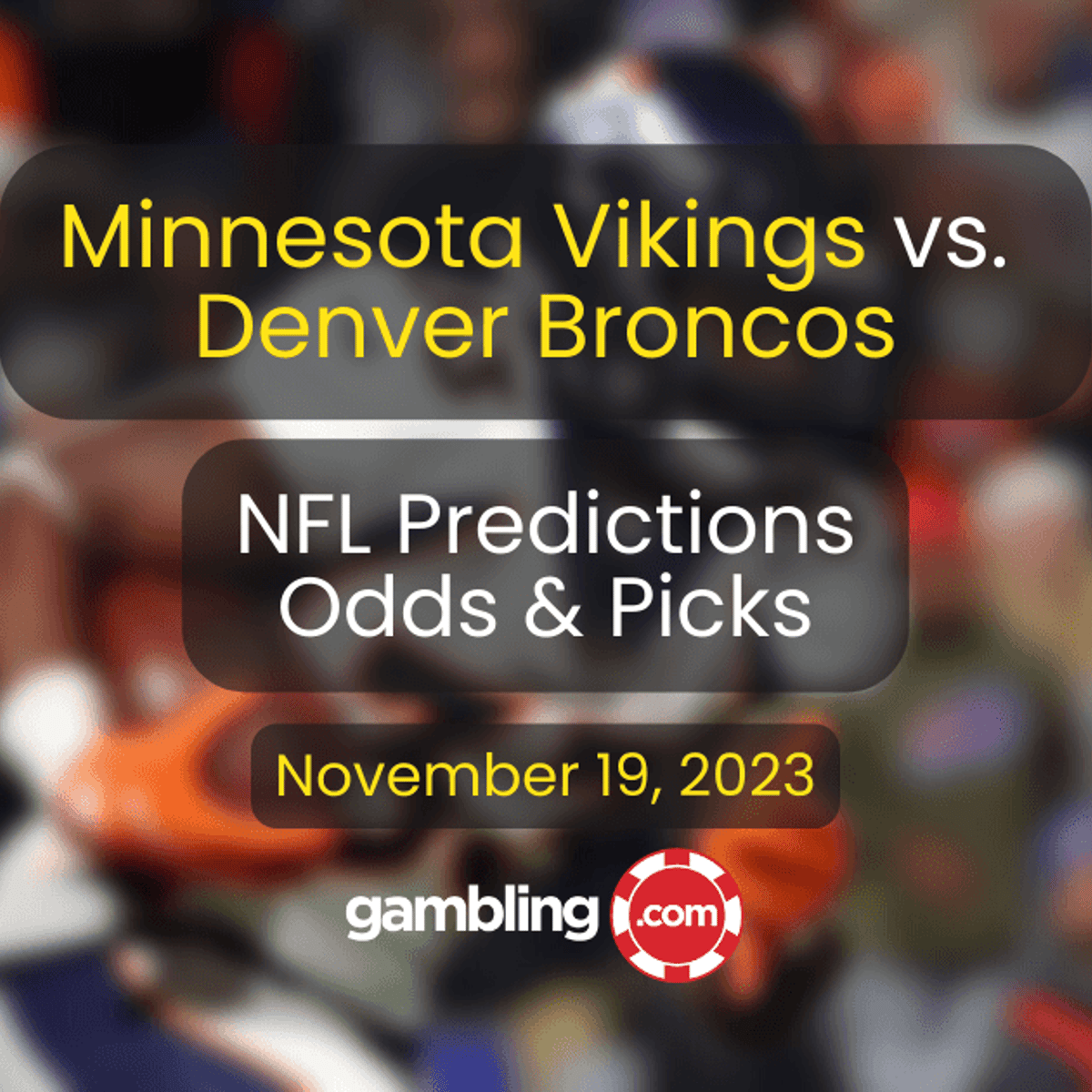 Vikings vs. Broncos Prediction, Odds & NFL Player Props