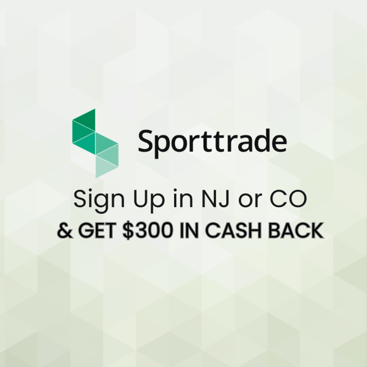 Sporttrade Promo Code Colorado Get 300 in Cash Back Today!