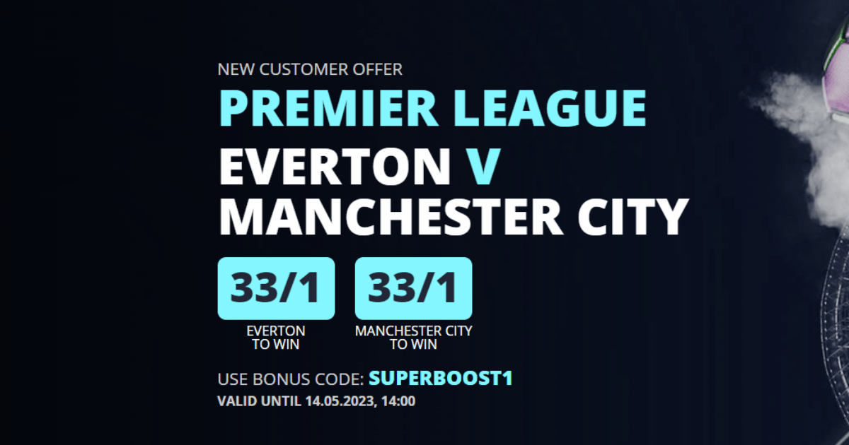 Everton vs Man City Betting Promo: Get 33/1 Odds On Either Team to Win with Novibet