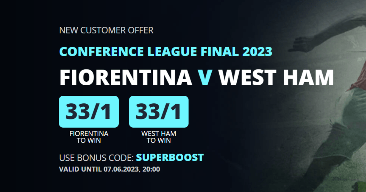 West Ham vs Fiorentina Betting Promo: Back Either Team at 33/1 Odds to Win with Novibet