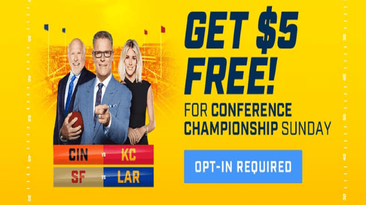 Fox Bet NFL Promo: Get $5 Free for Conference Championship Sunday!