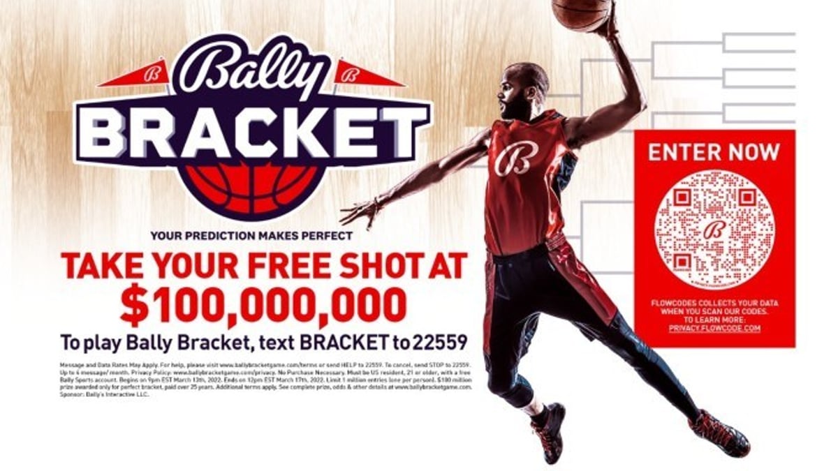 Bally&#039;s Offering $100 Million for Perfect NCAA Tournament Bracket