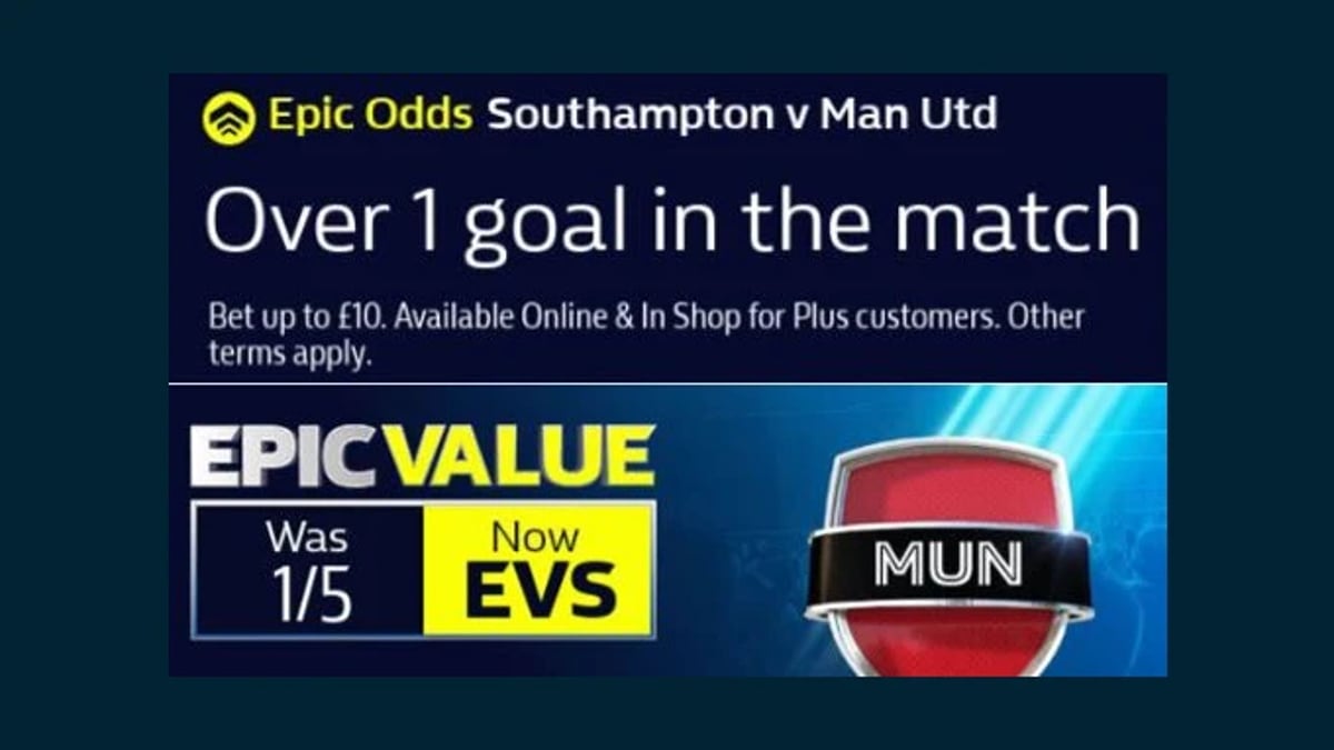 Southampton vs Manchester United Odds: William Hill Price Boost for Man Utd Trip To Saints