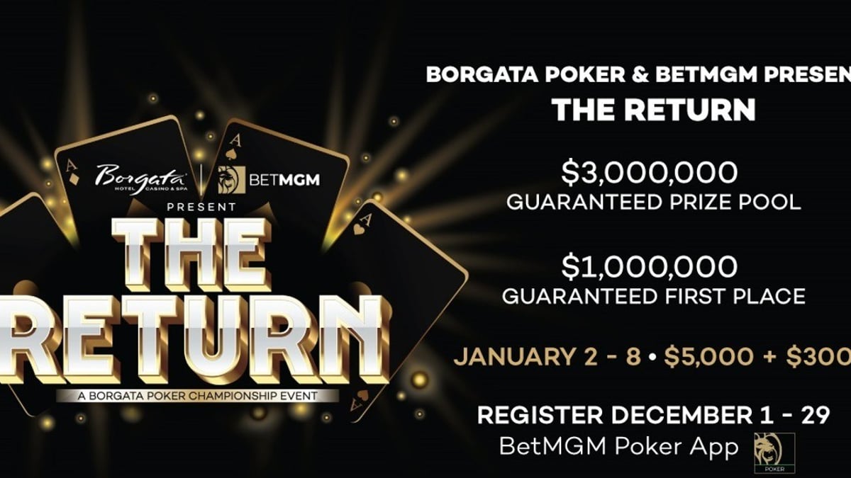 BetMGM Teams Up with Borgata for $3 Million Live Poker Event