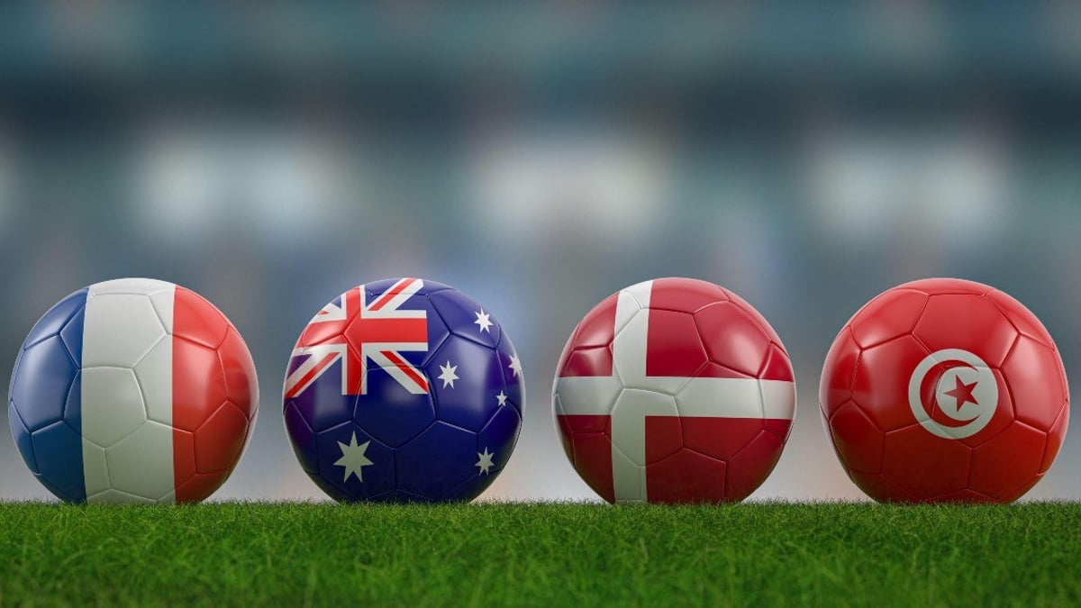 WM 2022 Wetthilfe Gruppe D: Frankreich, Dänemark, Australien, Tunesien
