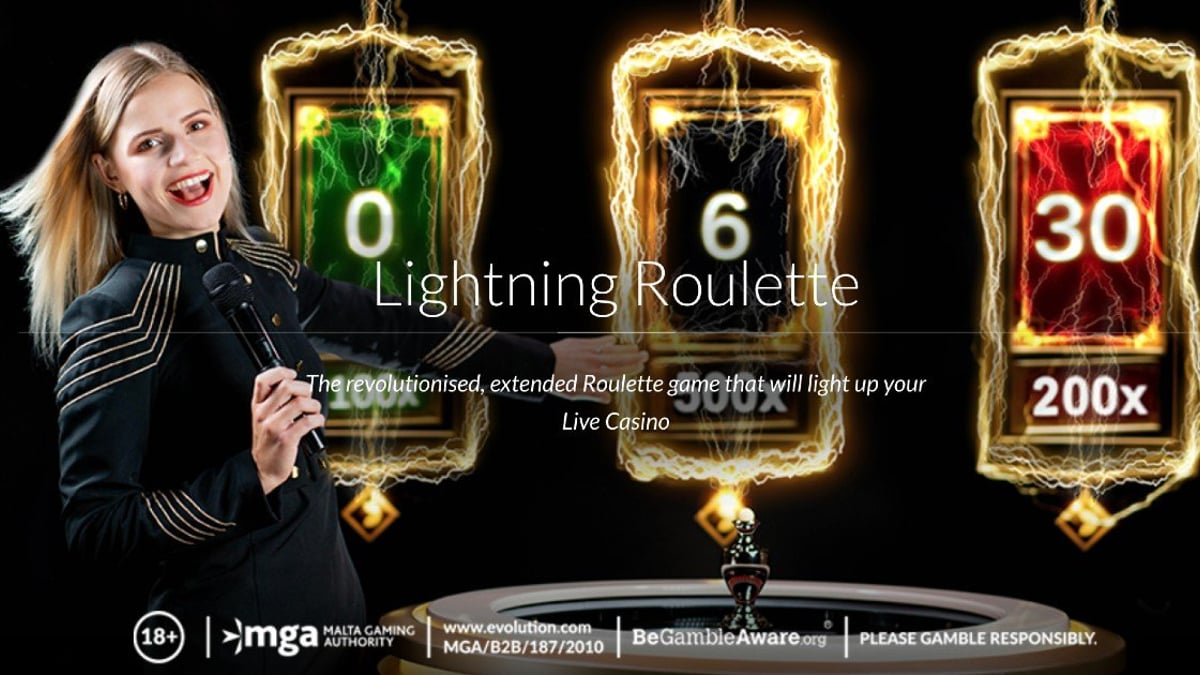 Lightning Roulette U.S. from Evolution is the American Gambling Awards Gaming Product of the Year