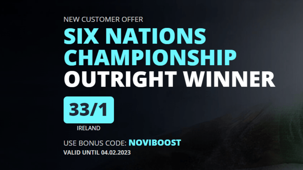 Six Nations Betting: Back Ireland at 33/1 to Win The 2023 Six Nations With Novibet