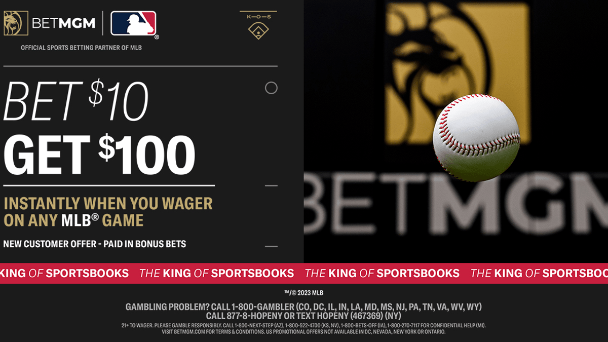 BetMGM Bonus Code - Bet $10 Get $100 For Any MLB Game Today