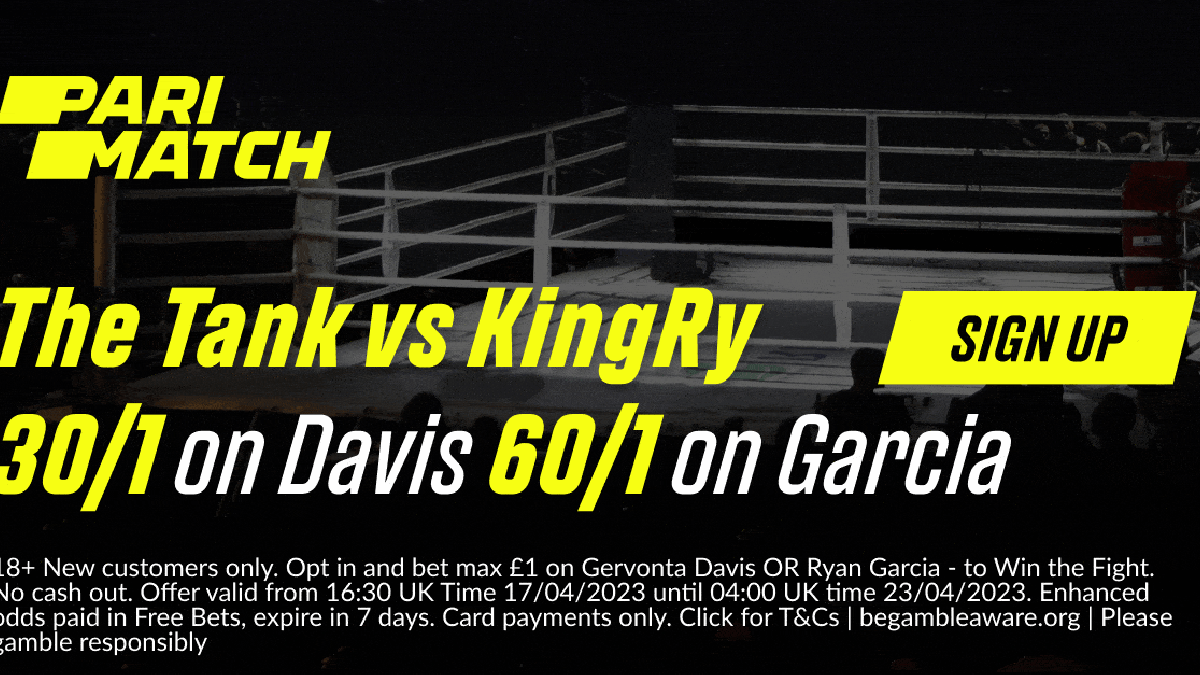 Ryan Garcia vs Gervonta Davis Promo: Get 30/1 Odds On Davis or 60/1 on Garcia with Parimatch