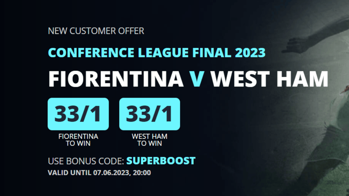 West Ham vs Fiorentina Betting Promo: Back Either Team at 33/1 Odds to Win with Novibet