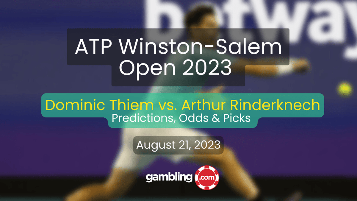 ATP Winston-Salem Prediction &amp; Odds: Thiem vs. Rinderknech Predictions