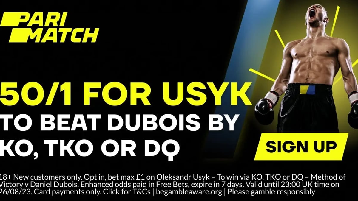 Usyk vs Dubois Odds: Get a 50/1 Price Boost on Oleksandr Usyk Stoppage Win