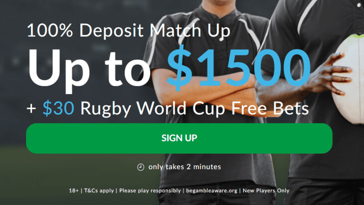 Rugby World Cup Betting Promo: BetVictor Offering 100% Matched Deposit Match + $30 Free Bets