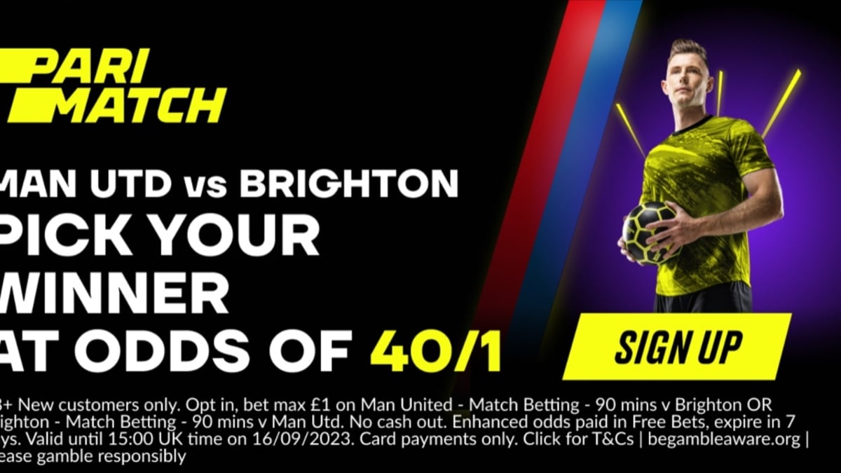 Premier League Betting Offer: Back Man Utd Or Brighton At 40/1 With Parimatch