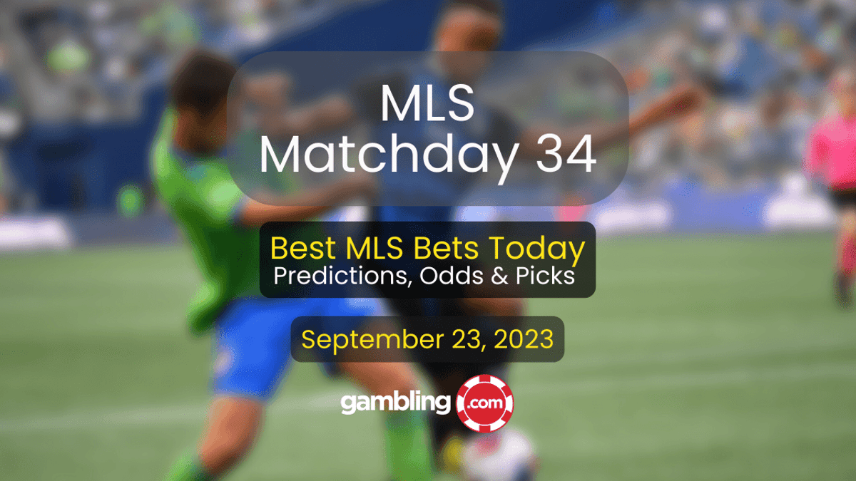 MLS Matchday 34 Predictions, Odds, MLS Picks &amp; Best Bets Today 09/23