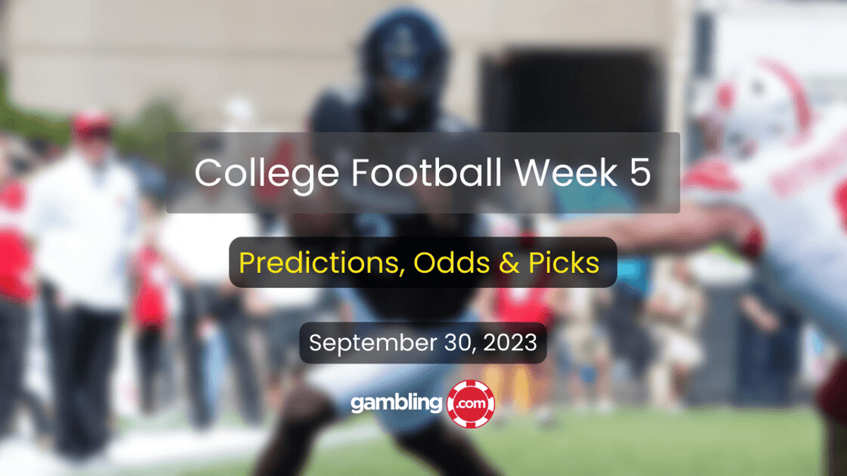 NCAAF Best Bets: College Football Week 5 Predictions, Odds &amp; CFB Picks