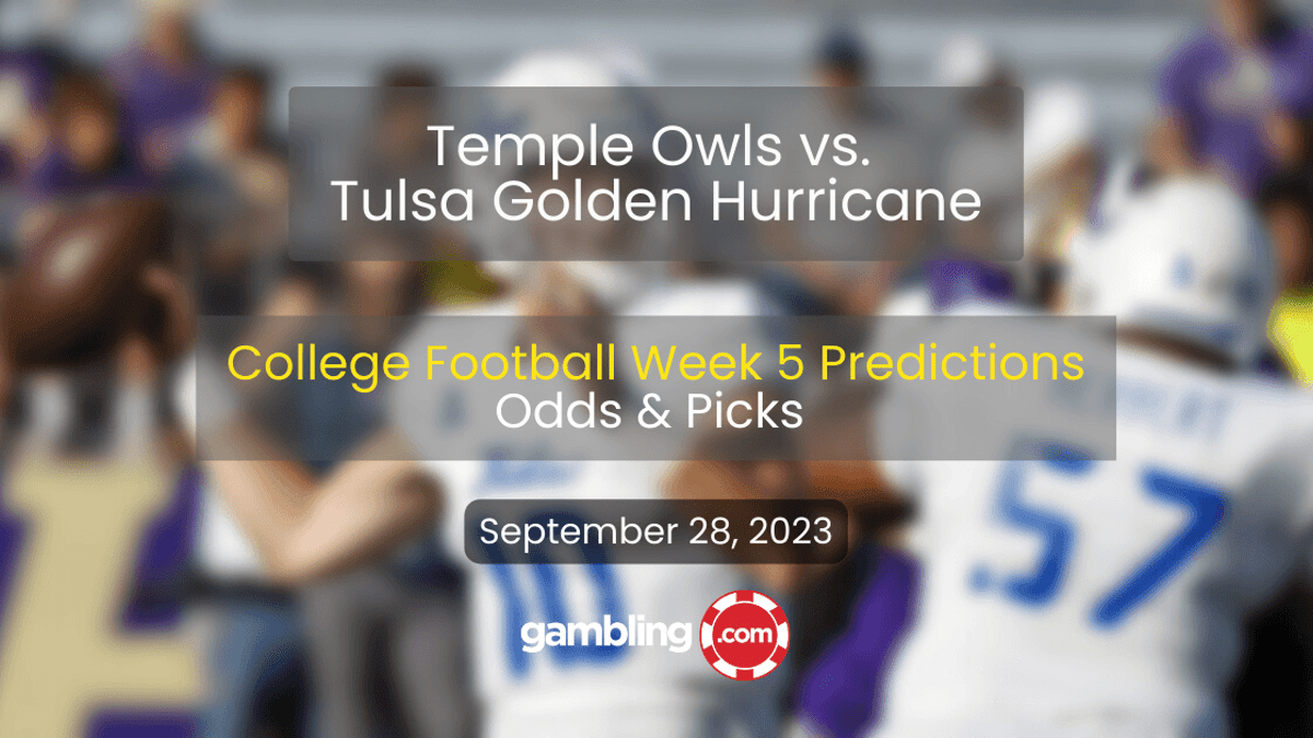 College Football Picks, Odds for 09/28 &amp; Tulsa vs. Temple Prediction