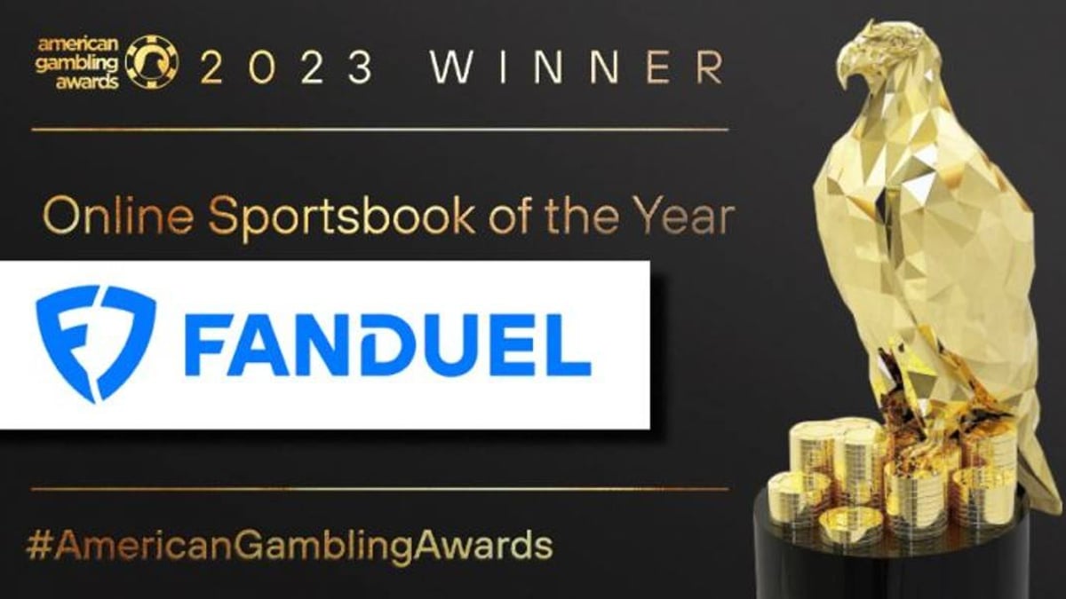 FanDuel is the 2023 American Gambling Awards Online Sportsbook of the Year