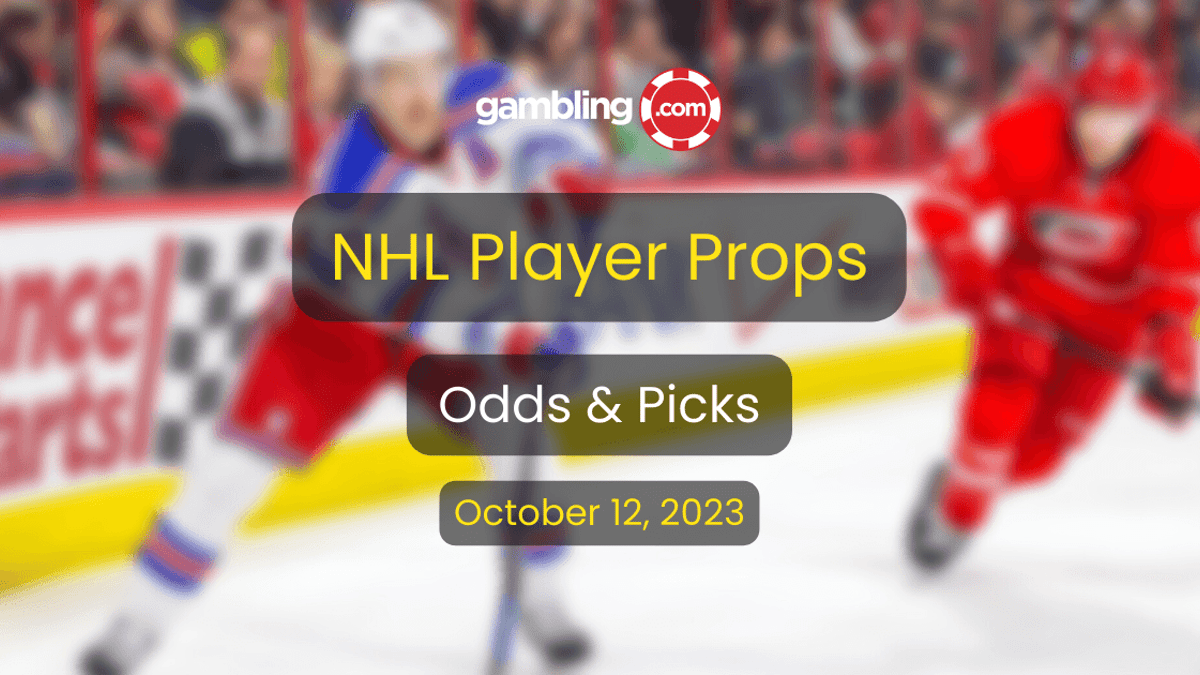 NHL Player Props: Top 3 Player Props to Target as Your NHL Picks for 10/12