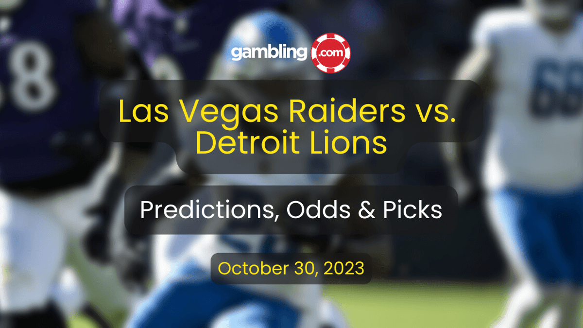 Monday Night Football Predictions: Raiders vs. Lions NFL Player Props &amp; Picks