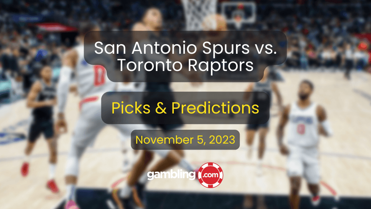 Raptors vs. Spurs Prediction, NBA Odds &amp; NBA Player Props for 11/05