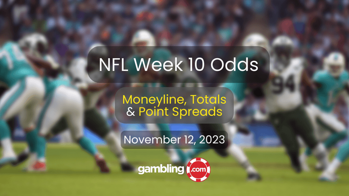 NFL Week 10 Opening Odds, Moneylines &amp; ATS Picks for Week 10