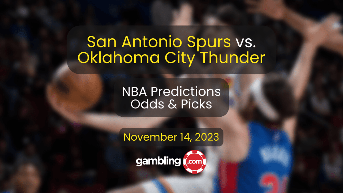 Spurs vs. Thunder Prediction, Odds &amp; NBA Player Props for 11/14