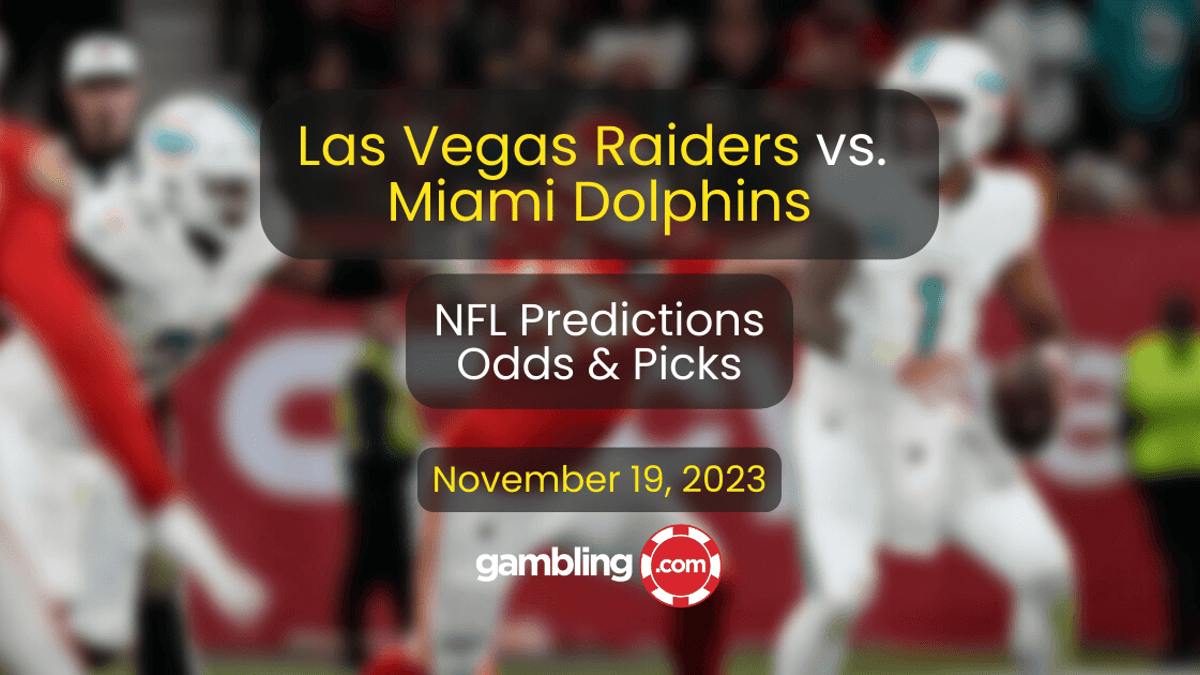 Raiders vs. Dolphins NFL Player Props, Odds &amp; NFL Week 11 Predictions