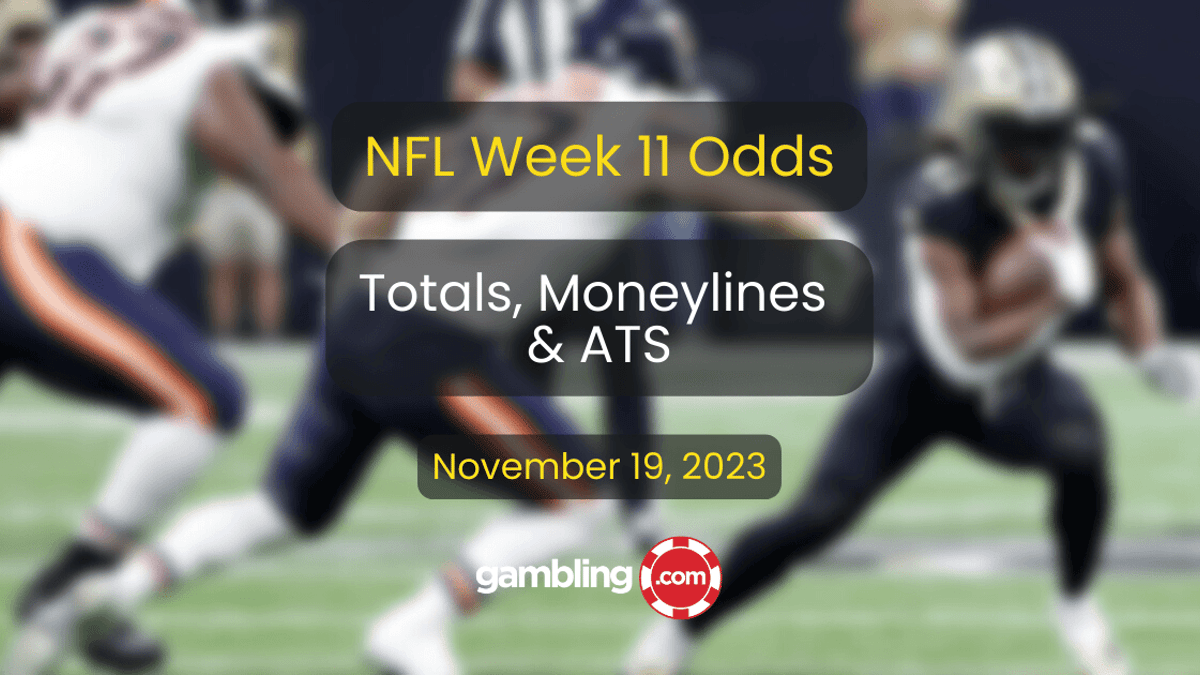 NFL Week 11 Opening Odds, Moneylines &amp; ATS Picks for Week 11