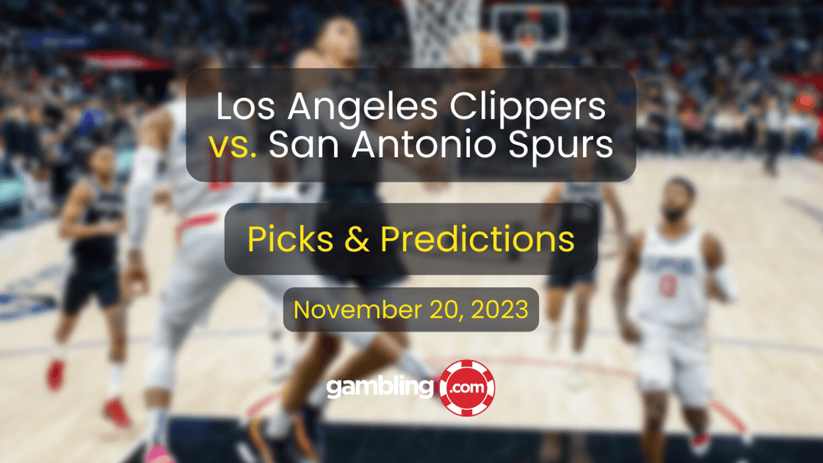 Clippers vs. Spurs Prediction, Odds &amp; NBA Player Props for 11/20