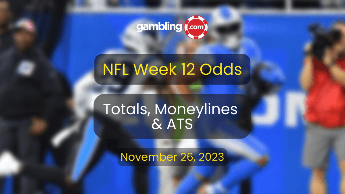 NFL Week 12 Opening Odds, Moneylines &amp; ATS Picks for Week 12